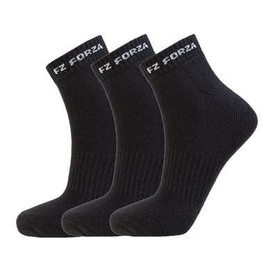 Forza Chaussettes Comfort Courtes Noires 3 Paires 