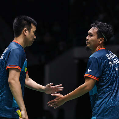 Hendra Setiawan et Mohammad Ahsan, une paire au sommet du badminton mondial