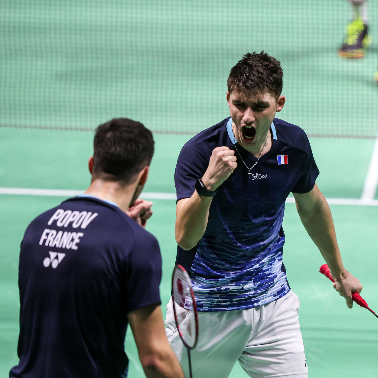 Les Popov au sommet du badminton français en simple et double homme