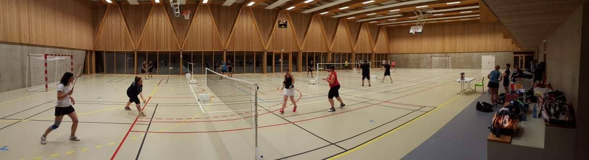 Salle du club de badminton Scherwiller