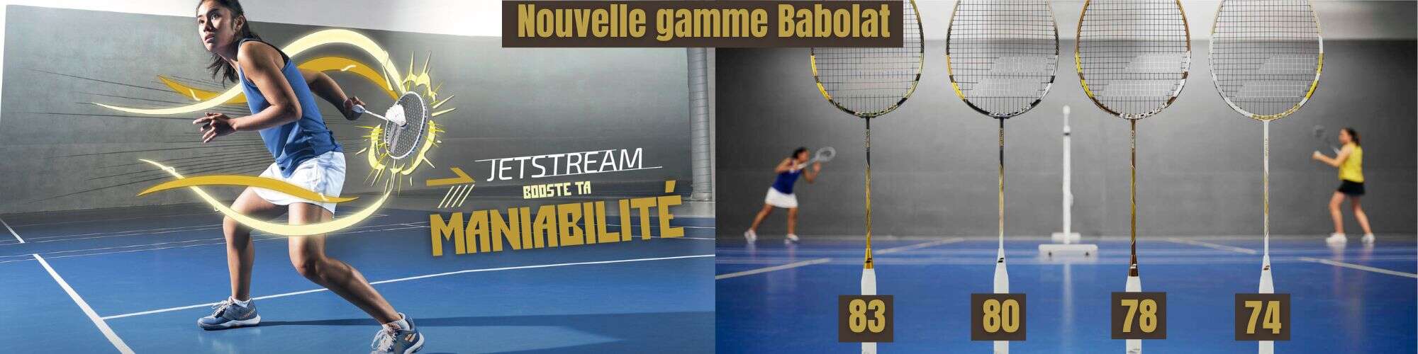 Gamme Babolat Jetstream
